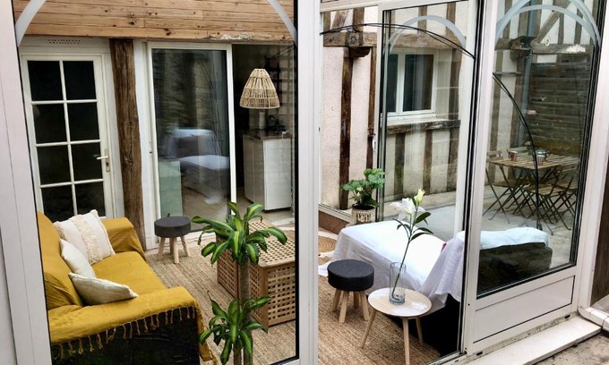 Tours Apartment | T2 style cottage - Véranda & Terrasse extérieure