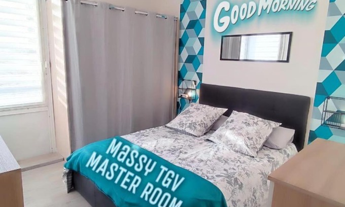 Massy Apartment | T3 Superieur Massy TGV by Beds4Wanderlust - proche coulée verte - ideal Pro ou Famille