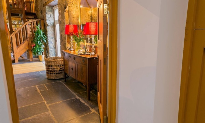 Bangor Apartment | Tal Y Bont Uchaf Stables - a hot tub that sleeps 16 guests in 5 bedrooms