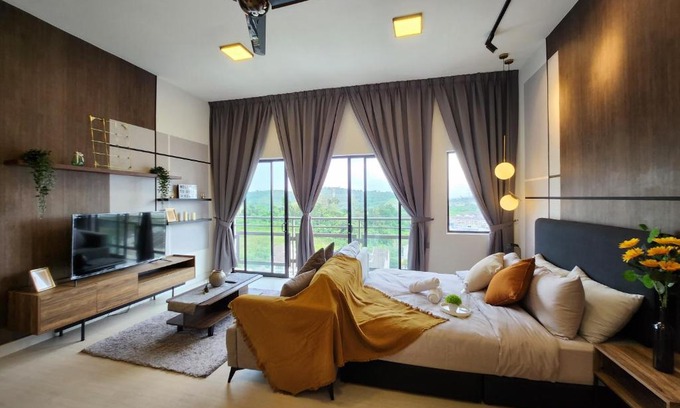 Taman Equine Apartment | Taman Equine Comfy Studio#Greenery View#4 pax#Aeon Mall