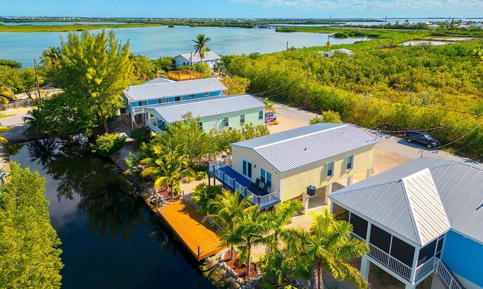 Ramrod Key House | Tarpon Canal | Nearly new 3 bed/2 bath home with canal views on Ramrod Key