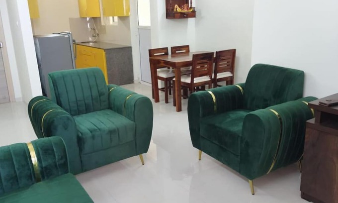 Chicalim Apartment | TATA Rio De Goa ,Goodstay 2 BHK Apartment With Pool ,6km from Airport ,201