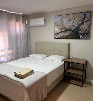Sudoeste e Octogonal Apartment | Temporada - Kit Studio Ipê Branco - 101 - Sudoeste - Melhor Custo Benefício - Até 4 pessoas