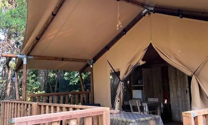 Palau-del-Vidre House | Tent Lodge 2 Schlafzimmer 4 Personen