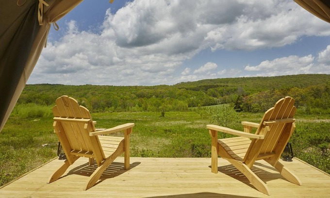 Livingston Manor RV Rental | Tentrr Signature Site - Camp Haven: Meadow Retreat Now Open