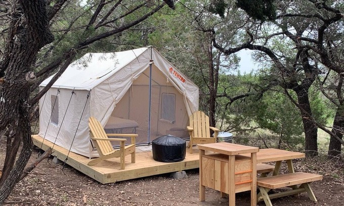 Johnson City RV Rental | Tentrr Signature Site - Prickly Pear