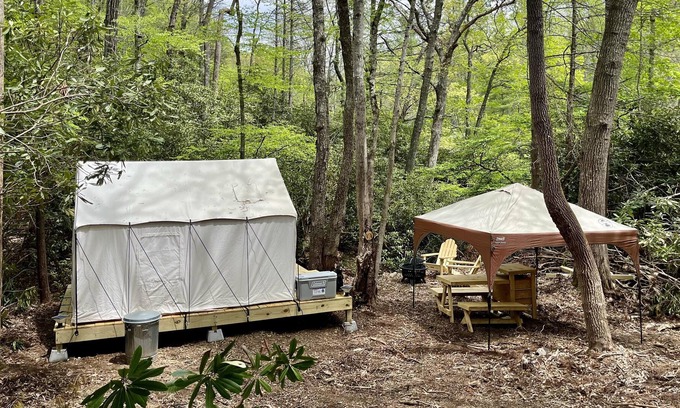 Newland RV Rental | Tentrr Signature Site - Hellbender Hollar Campsite