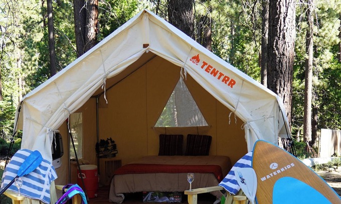 Tahoe Vista RV Rental | Tentrr Signature Site - Tahoe Vista Forest - Mt. Rose Site