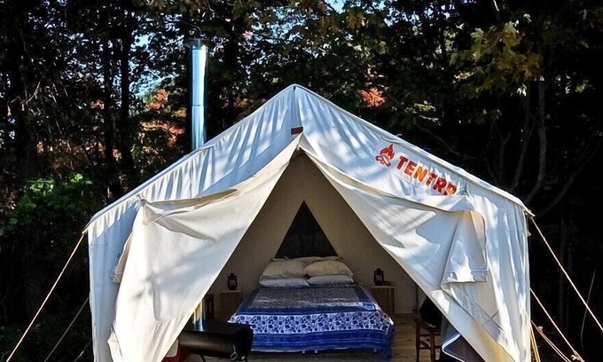 Waterville RV Rental | Tentrr Signature Site - Pasture Paradise Camp at Parkwood Farm