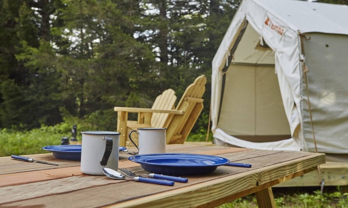 Salem RV Rental | Tentrr Signature Site - Bargate Trail Tent at Sky Parlor Farm