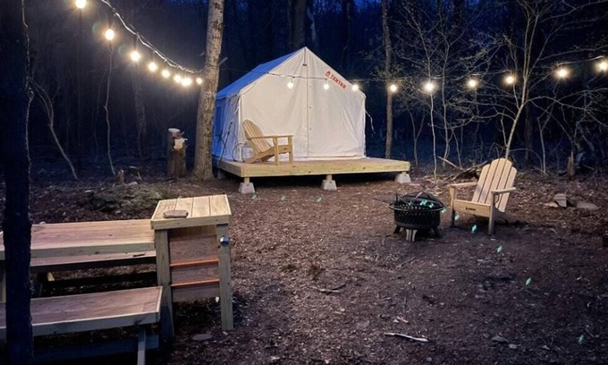 Delhi RV Rental | Tentrr Signature Site - Bramley Mountain Trail Camp