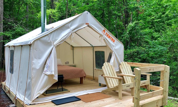 Ithaca RV Rental | Tentrr Signature Site - Gorges Hideaway at Little Leaf Farm