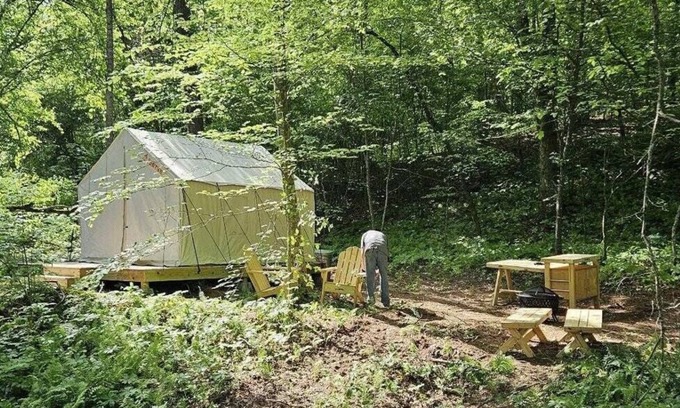 Lynn RV Rental | Tentrr Signature Site - Silver Run Campsite