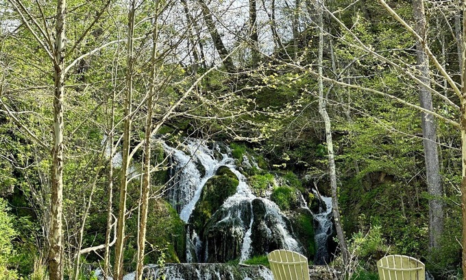 Glace RV Rental | Tentrr Signature Site - Beaverdam Falls, Sweet Springs