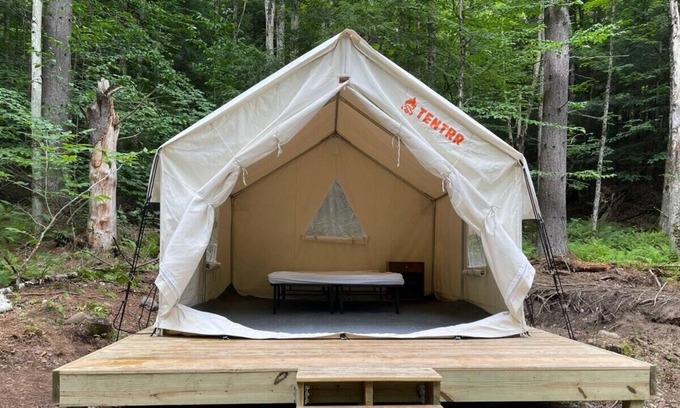 Fletcher RV Rental | Tentrr Signature Site - Kindred Brookside Camp