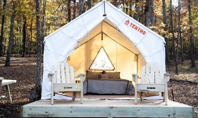 Dennis RV Rental | Tentrr State Park Site - Mississippi Tishomingo State Park - Haynes Lake South C