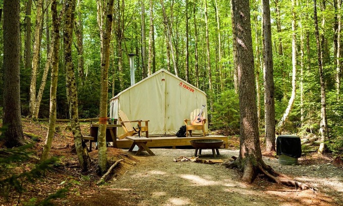 Rangeley Plantation RV Rental | Tentrr State Park Site - Maine Rangeley Lake State Park - North Woods Site - Sin