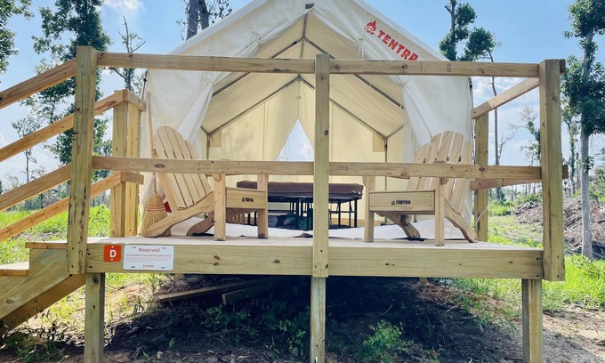 Lake Charles RV Rental | Tentrr State Park Site - Louisiana Sam Houston Jones State Park - Lagoon View D