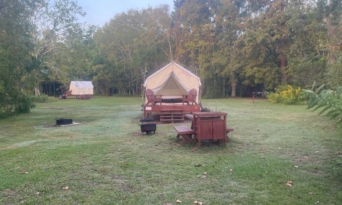 Iberia Parish RV Rental | Tentrr State Park Site - Louisiana Lake Fausse Pointe - Cypress Site B - Single