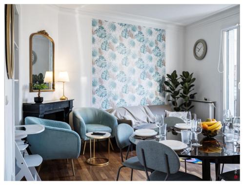 Charenton-le-Pont Apartment | Terrasse 4P - 16 min Paris - Bois de Vincennes 700m