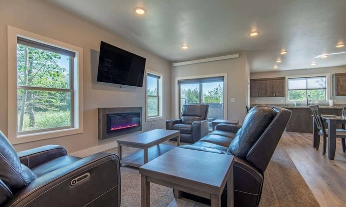 Victor House | Teton Valley Base | Hot Tub & Family Space