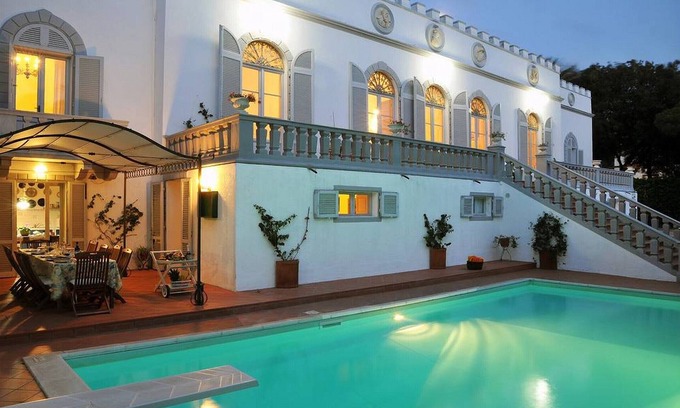 Castiglioncello Villa | The 1800 beachfront Villa with private pool, terrace with sea view, beach nearby