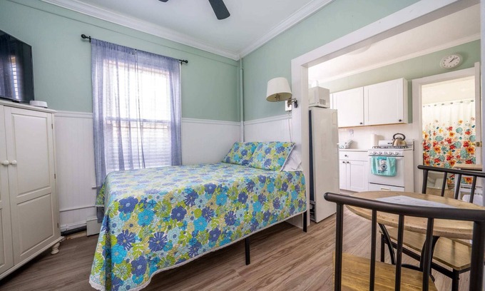 Ocean Grove Apartment | The Allenhurst, Beach Apartment #8 - Small Studio with Bathroom & Kitchen