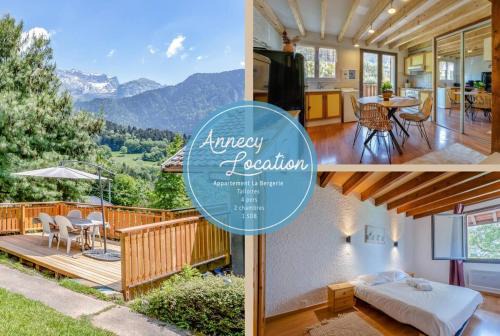 Talloires-Montmin Apartment | The Bergerie T3- View Mountains