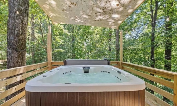 Black Mountain Cabin | The Big Smokey cabin w/HOT TUB and Rec Room