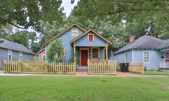 Phenix City House | The Blue Bungalow - Uptown Historic District