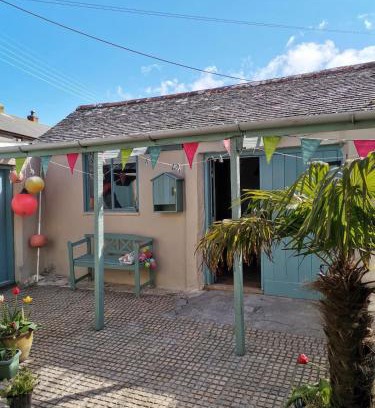 St Just Apartment | The Boathouse St Just Private Patio & Veranda