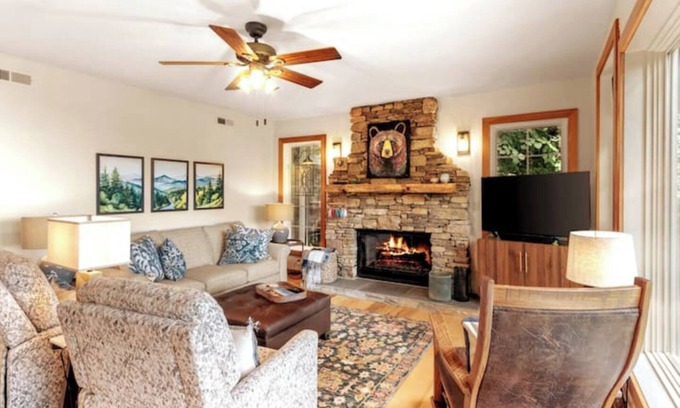 Mountain Air Condo | The Camp - Luxe Blue Ridge Condo