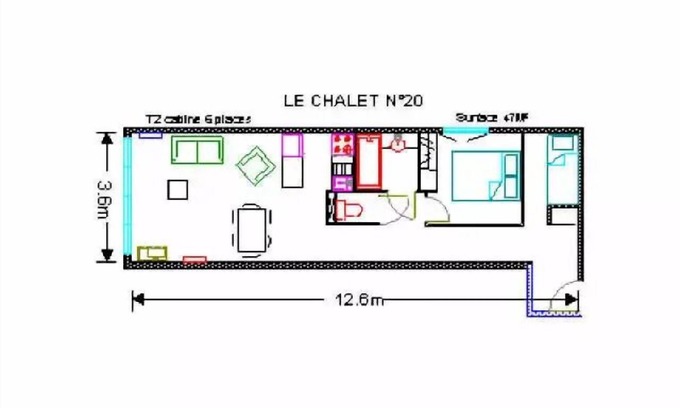 Eaux-Bonnes Apartment | THE CHALET - Pool 20 - 2 Rooms for 6 People