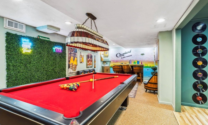 Hough House | The Cleveland Cornerstone: 7BR + 4 BA + Ultimate Basement w/Gameroom