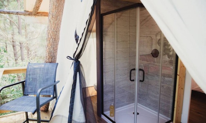 Cadiz RV Rental | The Creekview,Luxury Safari Tent