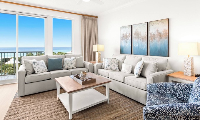 St. Tropez Condo | The Crescent 311, Beach Service Included in Season!