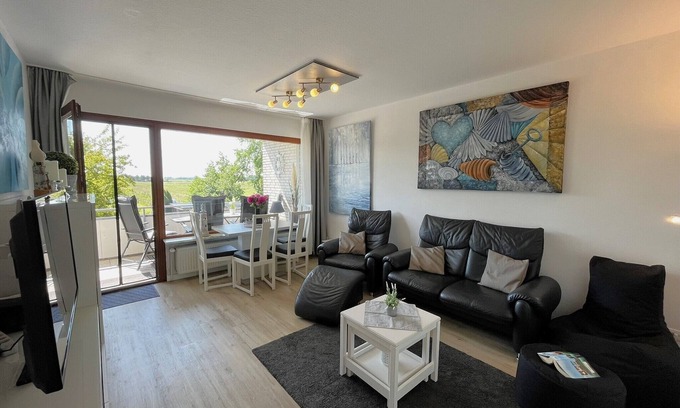 Stinteck Apartment | The Deichraum apartment makes your dream of a vacation on the North Sea come true.