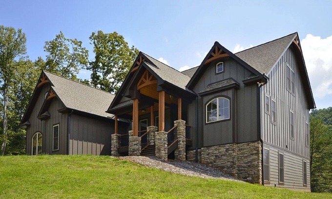 Asheville Cabin | The Gables Asheville Escape - Spacious Luxury with Sweeping Mountain Views