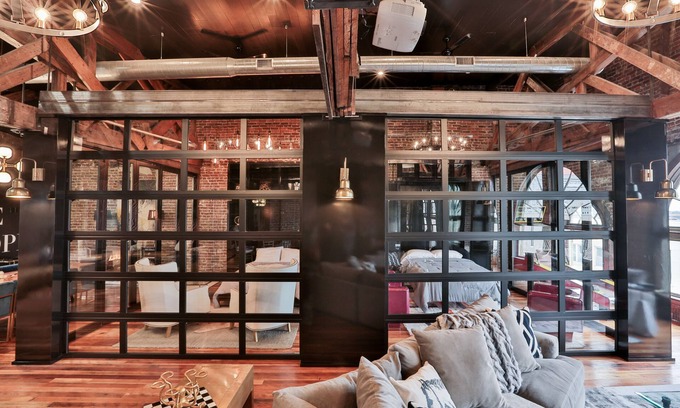 Shelbyville House | The Gatsby and adjoining ceilings