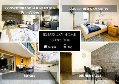 Bussy-Saint-Georges Apartment | The Grey House - Parking - Piscine - RER à 6 min