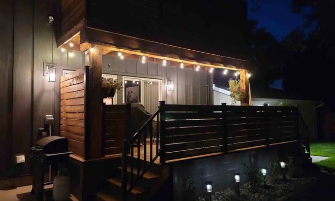 South Lethbridge House | The Luxury Farmhouse Oasis near Henderson Lake - Two King Beds. Sustainable.