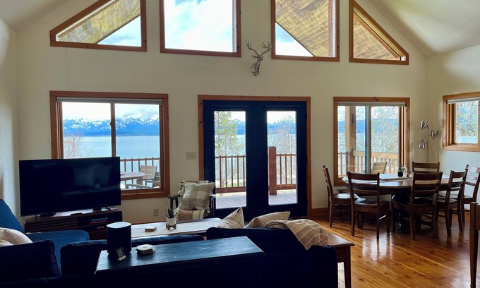 Somers Ski Chalet | The Montana Lakeview Chalet: Flathead Lake