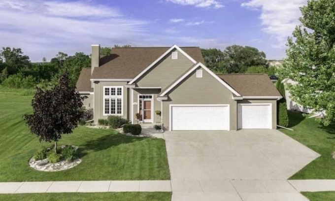 Fond du Lac House | The Morris Manor with pool and basement theater