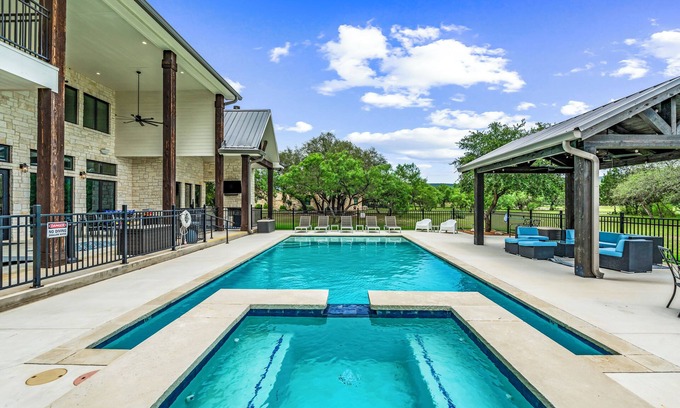 Sabinal House | The most Instagram-able house in Concan. Private pool, hot tub, minutes to THE Frio River