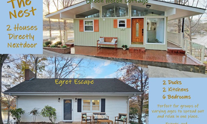 Sherrills Ford House | The Nest, 2 Houses Next Door on Lake Norman