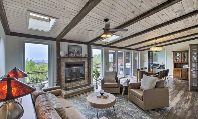 Egg Harbor House | The Nest in Egg Harbor-Breathtaking Water Views and Forested Retreat