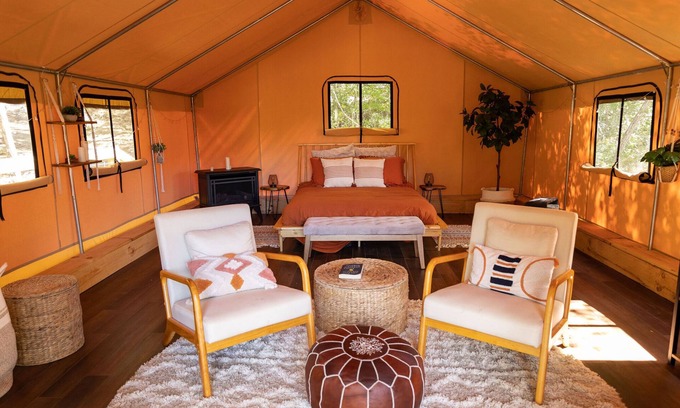 Primrose Cabin | The Oriole's Nest: GLAMPING IN THE CANOPY