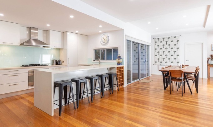 Elizabeth Beach House | The Palms- situated across the road from the Booti Booti National Park and Elizabeth Beach