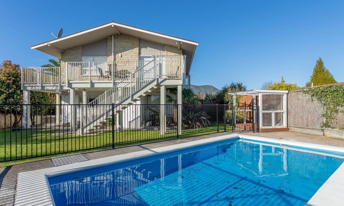 Taupo House | The Palms Taupo - Stunning views and Location with Pool