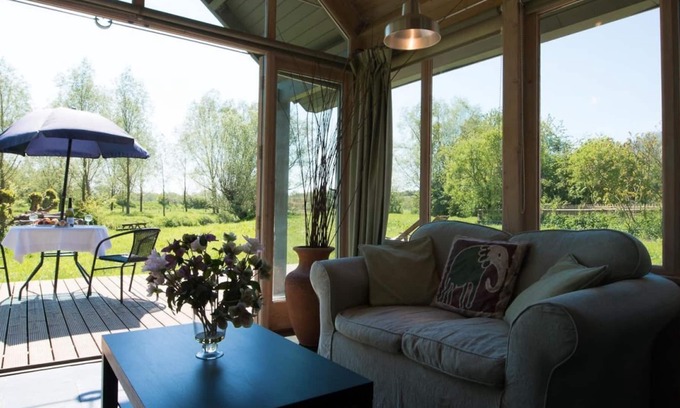 Stoke by Nayland House | The Pump House, impressive style, in a meadow, by a bubbling brook, unique